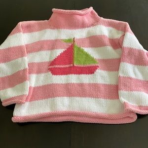 Size 4 T girls sailboat sweater.